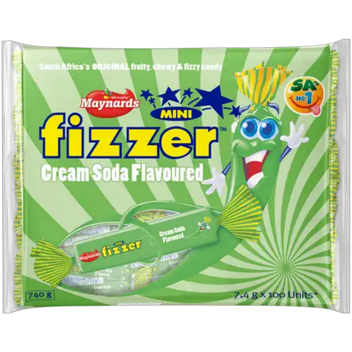 Image of Fizzer Mini Cream Soda Flavoured Mini Sweets 100 x 7.4g