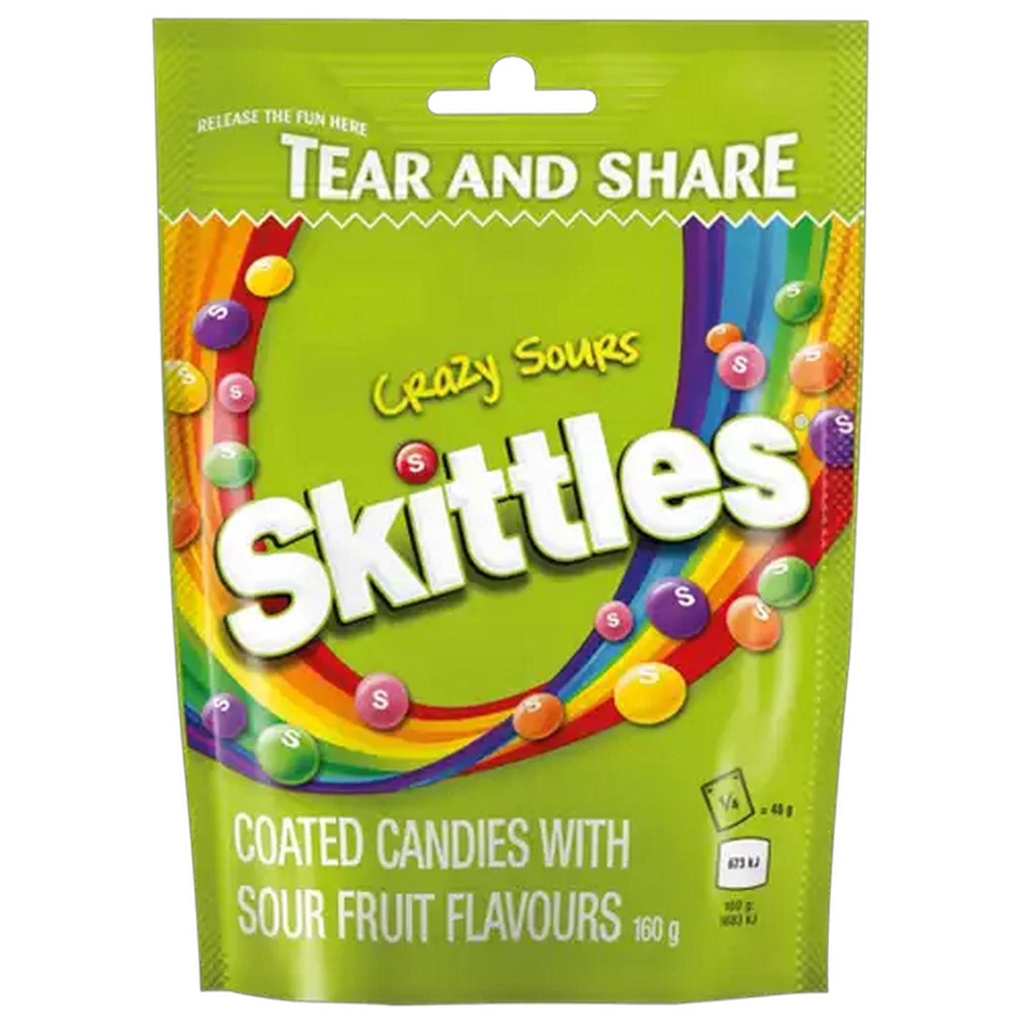 Image of Skittles Sours Sweets 160/136g