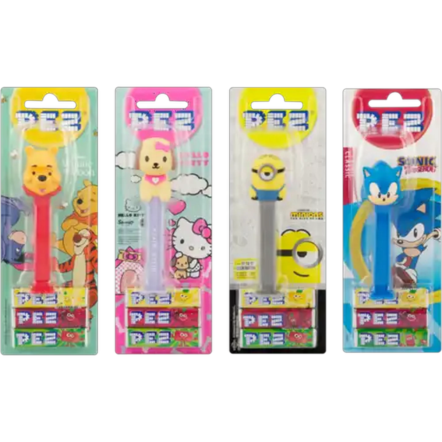 Image of Pez Toy Dispenser With Assorted Fruit-Flavoured Candy 4 Piece (Design May Vary)