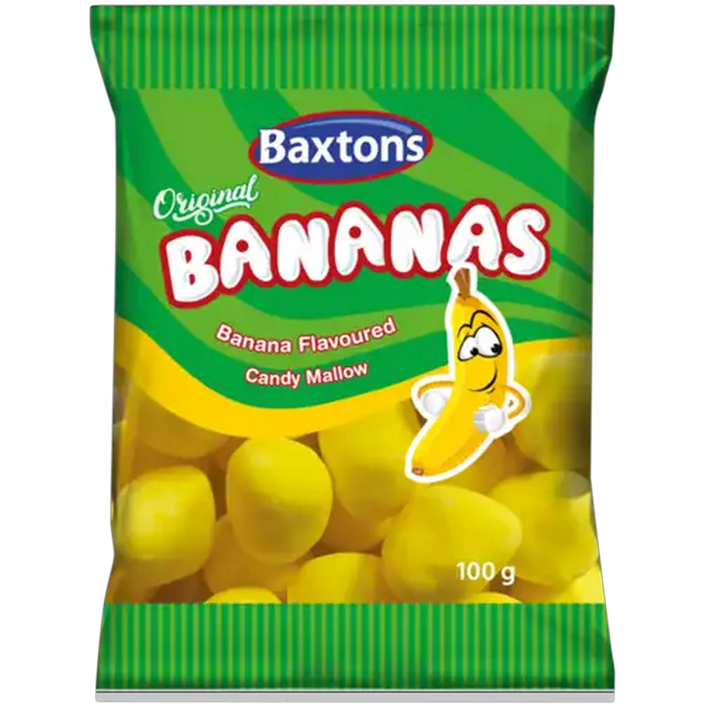 Image of Baxtons Banana Flavoured Candy Mallow 100g