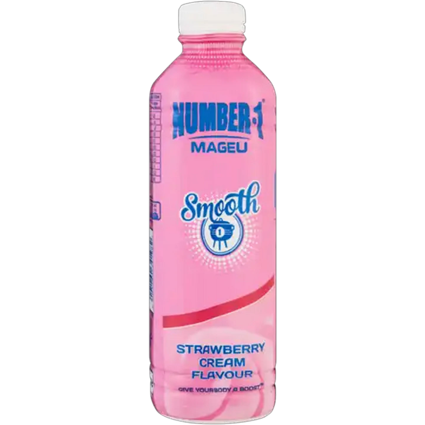 Image of Number 1 Strawberry Cream Flavoured Smooth Mageu Bottle 1L