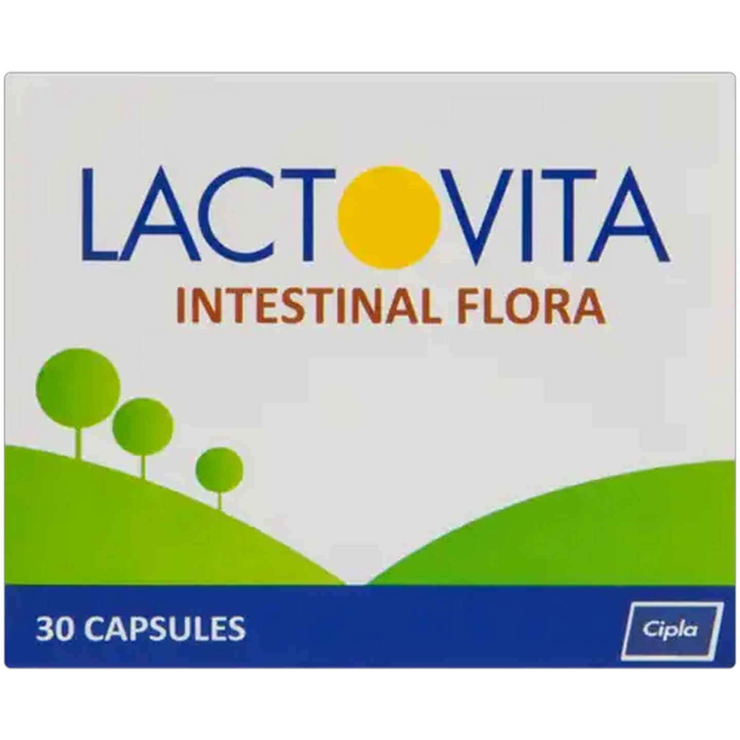 Image of Cipla Lactovita Intestinal Flora Capsules 30 Pack