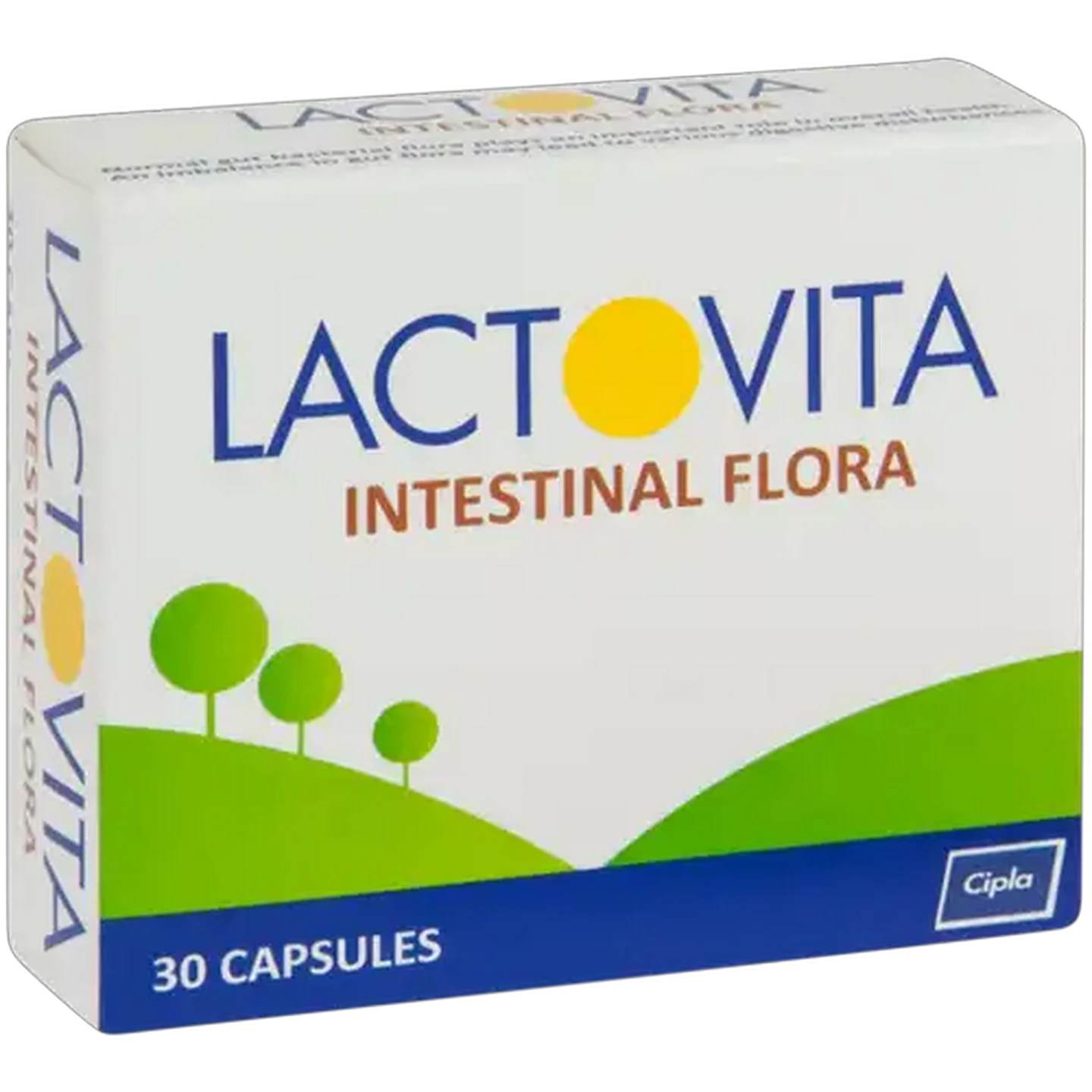 Image of Cipla Lactovita Intestinal Flora Capsules 30 Pack