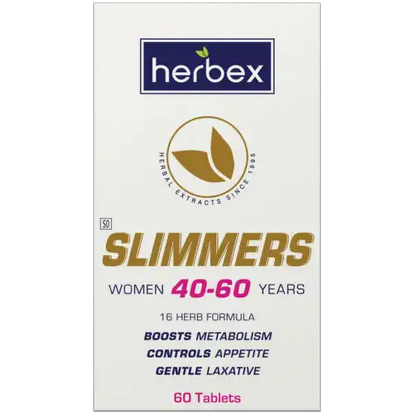 Image of Herbex Women 40-60 Years Slimmers Tablets 60 Pack