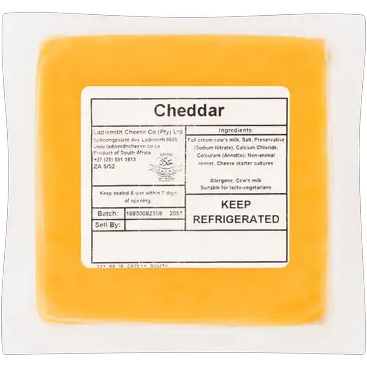 Image of Ladismith Cheddar Cheese Per kg