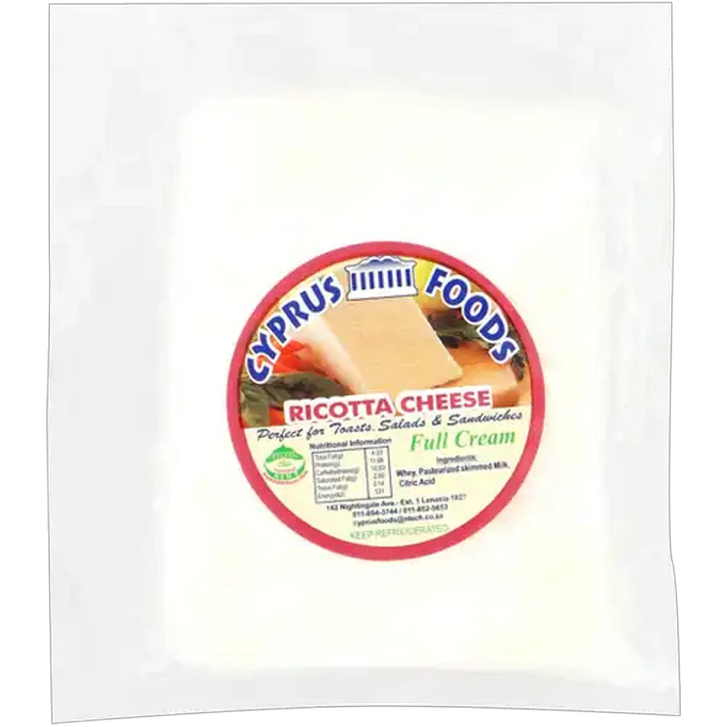 Image of Cyprus Foods Soft Ricotta Per Kg