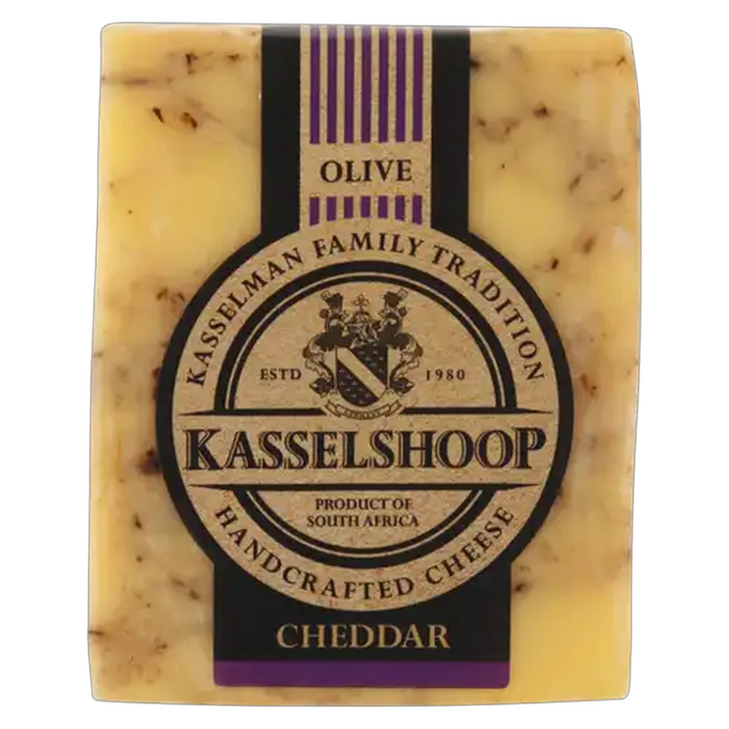 Image of Kasselshoop Olive Cheddar Cheese Pack 200g