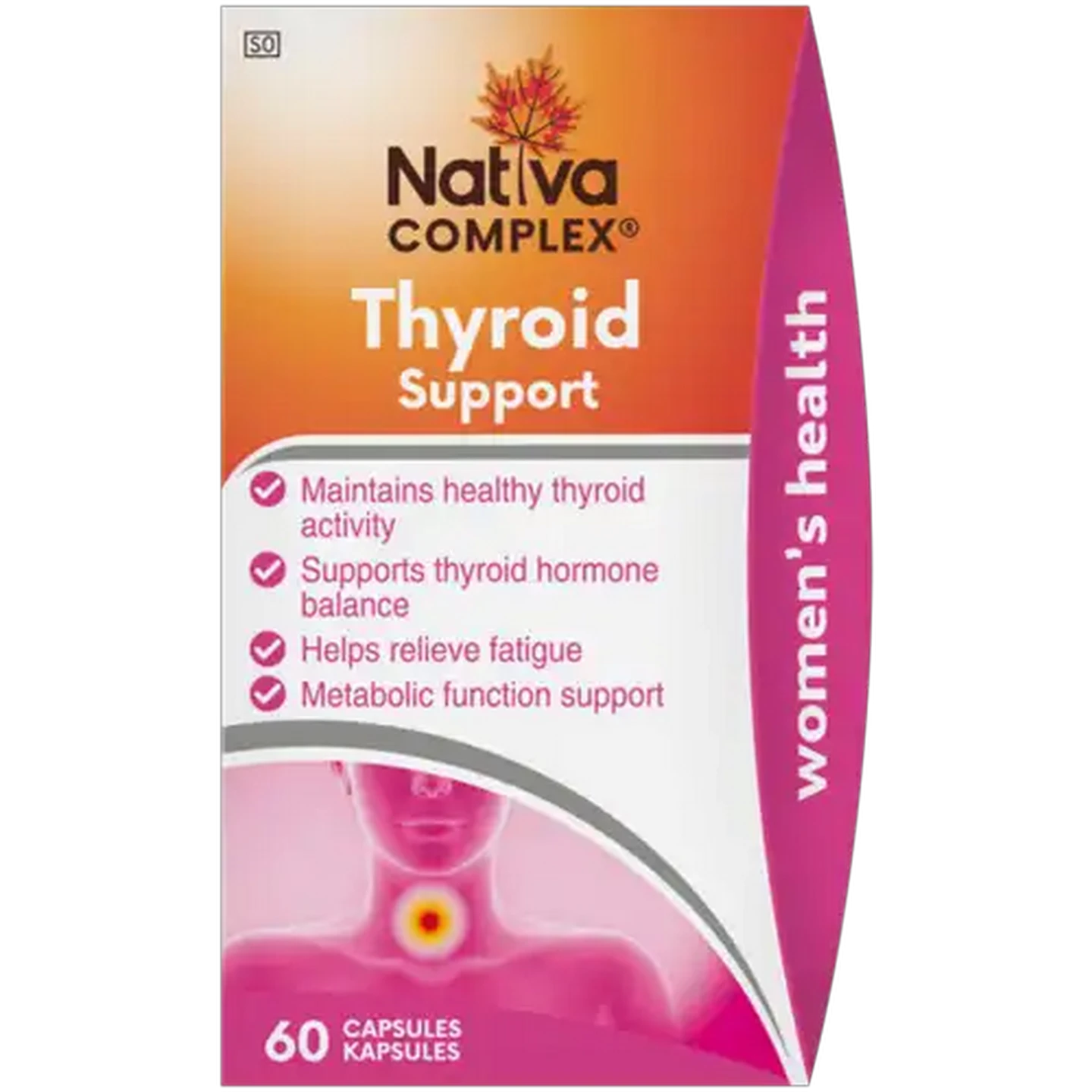 Image of Nativa Complex Thyroid Support Capsules 60 Pack