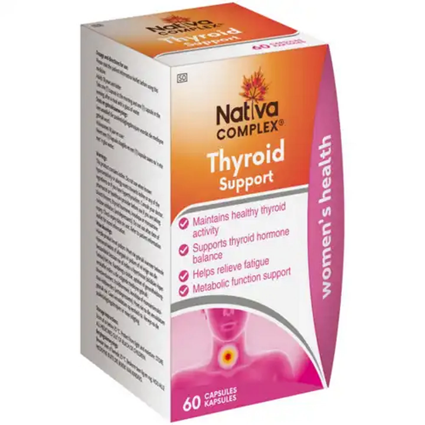 Image of Nativa Complex Thyroid Support Capsules 60 Pack
