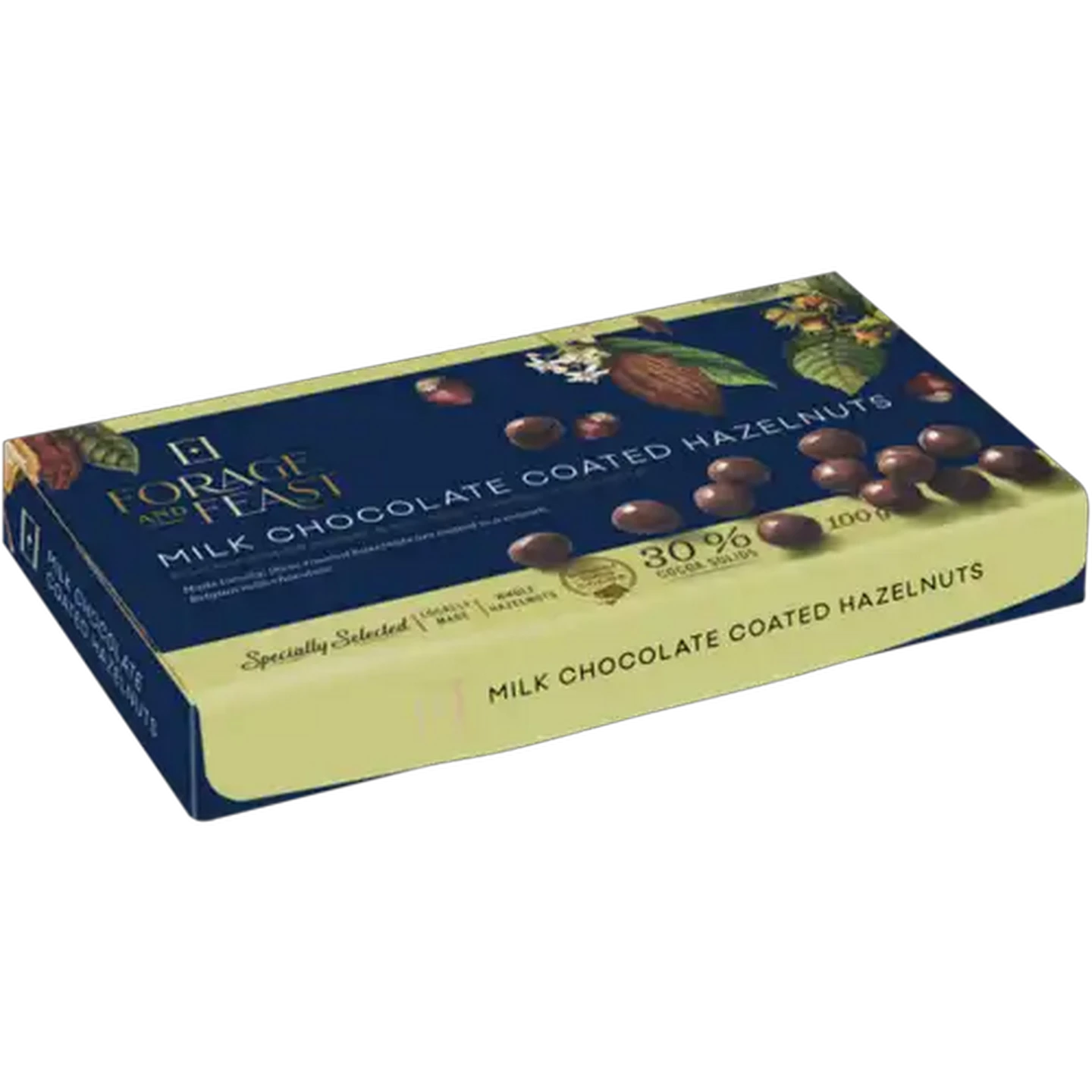 Image of Forage And Feast Milk Chocolate Coated Hazelnuts 100g