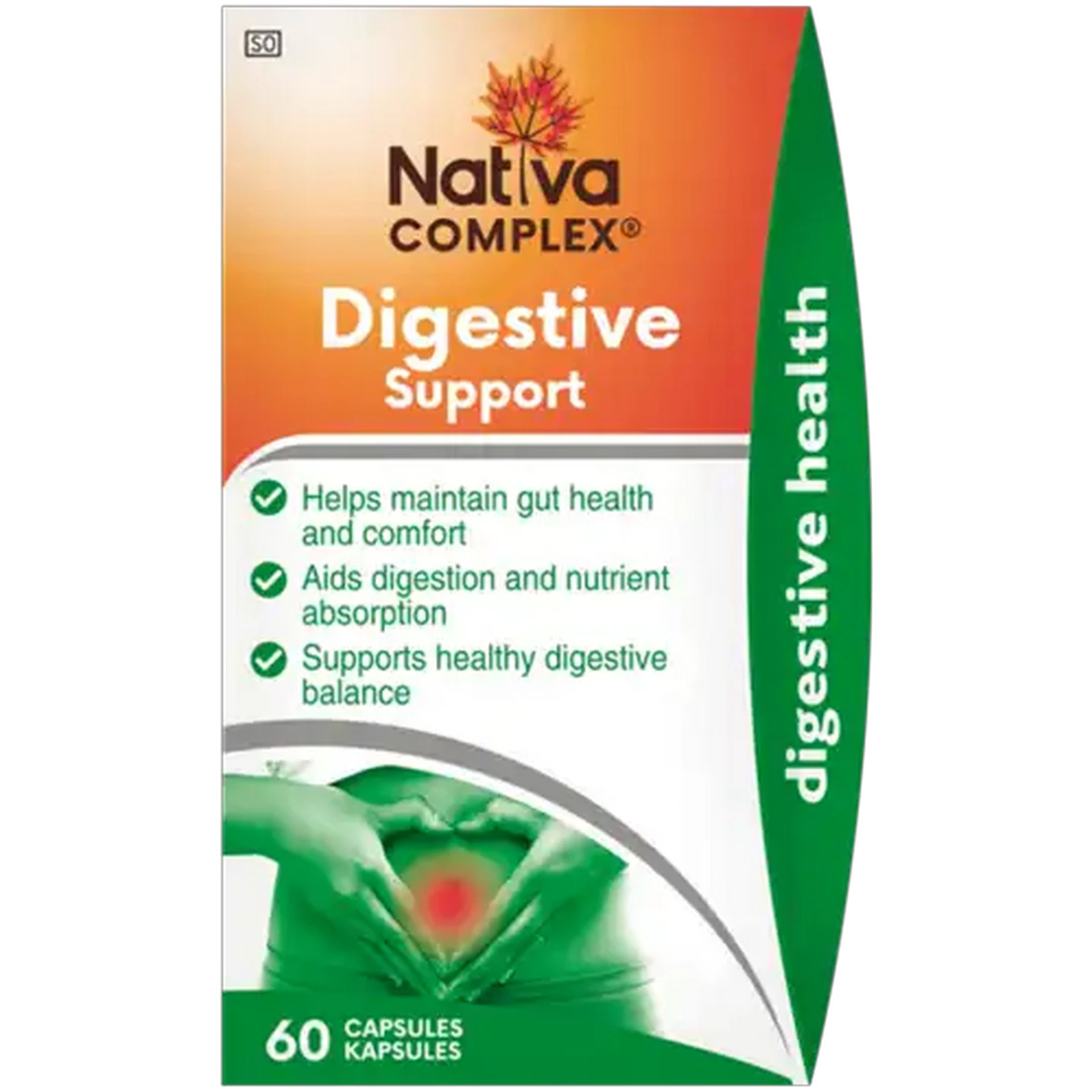 Image of Nativa Complex Digestive Support Capsules 60 Pack