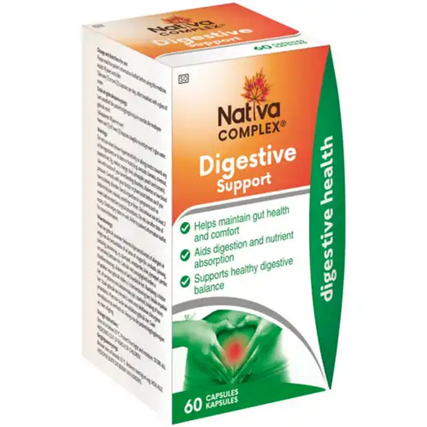 Image of Nativa Complex Digestive Support Capsules 60 Pack