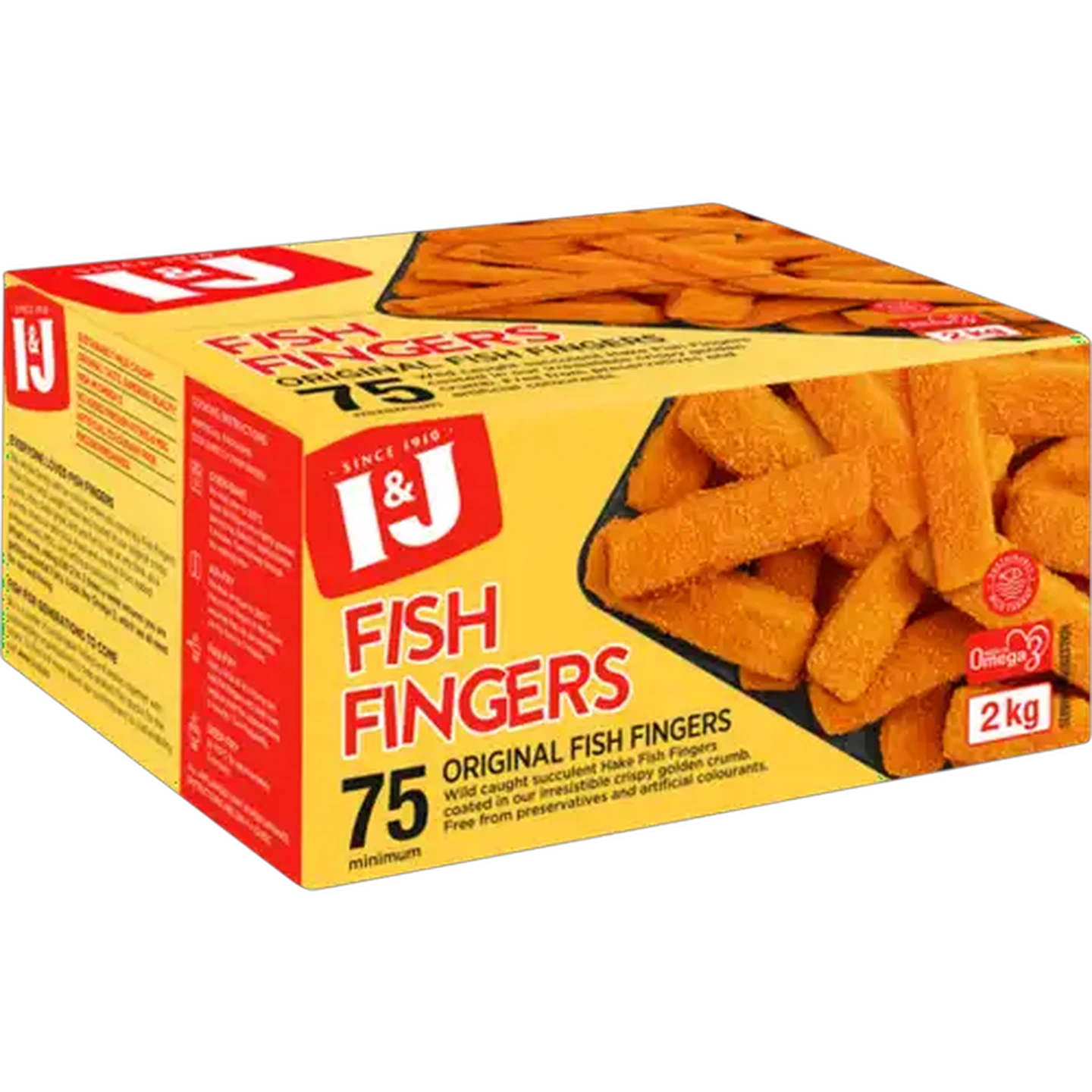 Image of I&J Frozen Fish Fingers Bulk Value Pack 2kg