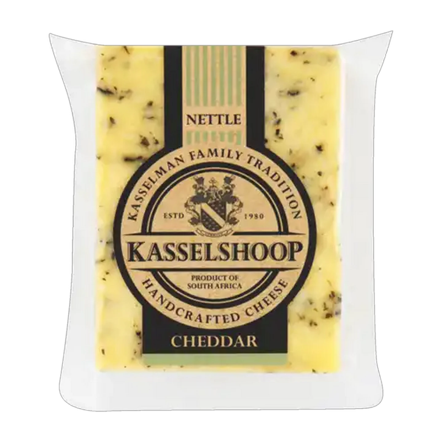 Image of Kasselshoop Nettle Cheddar Cheese 200g