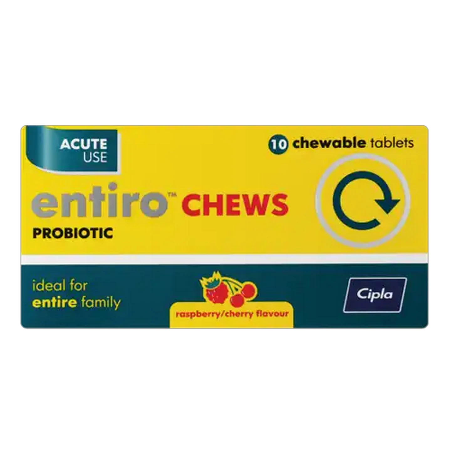 Image of Cipla Entiro Probiotic Chews 10 Pack