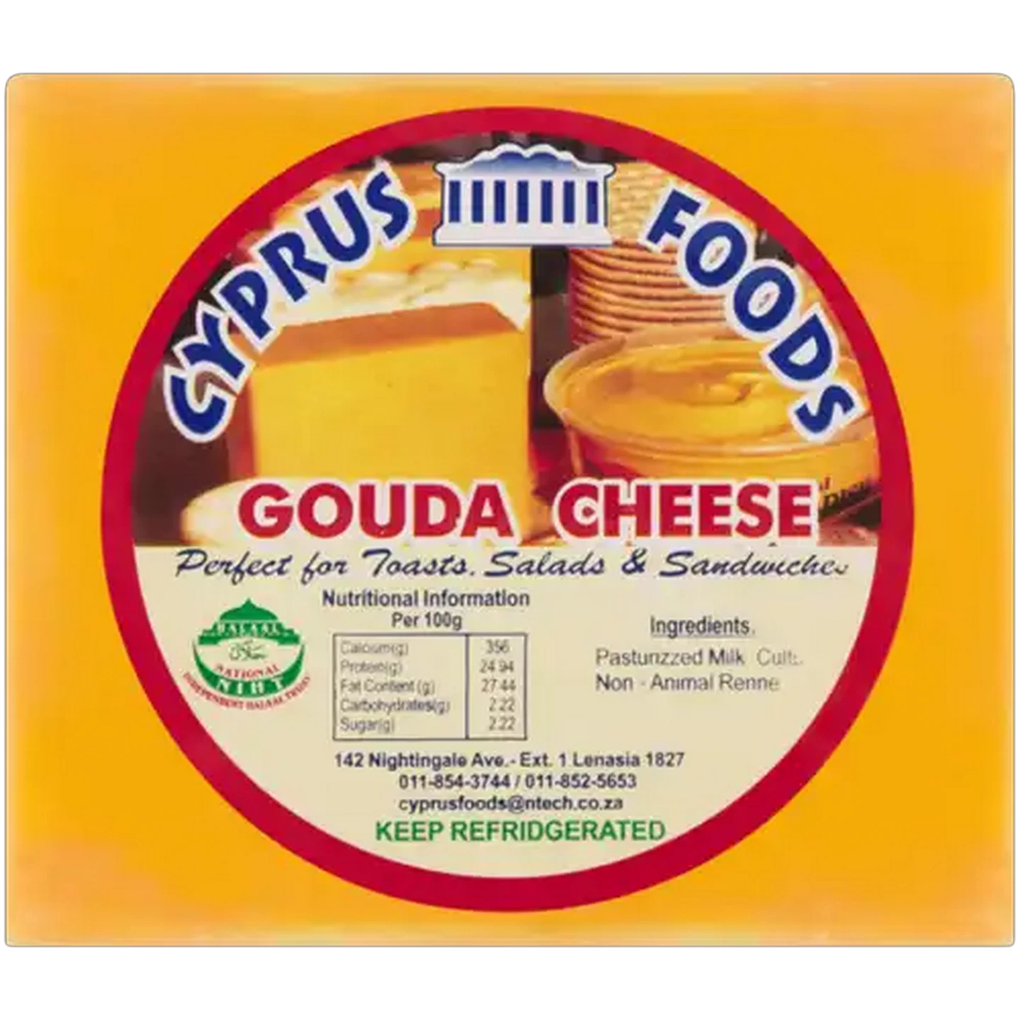 Image of Cyprus Foods Gouda Cheese Per Kg