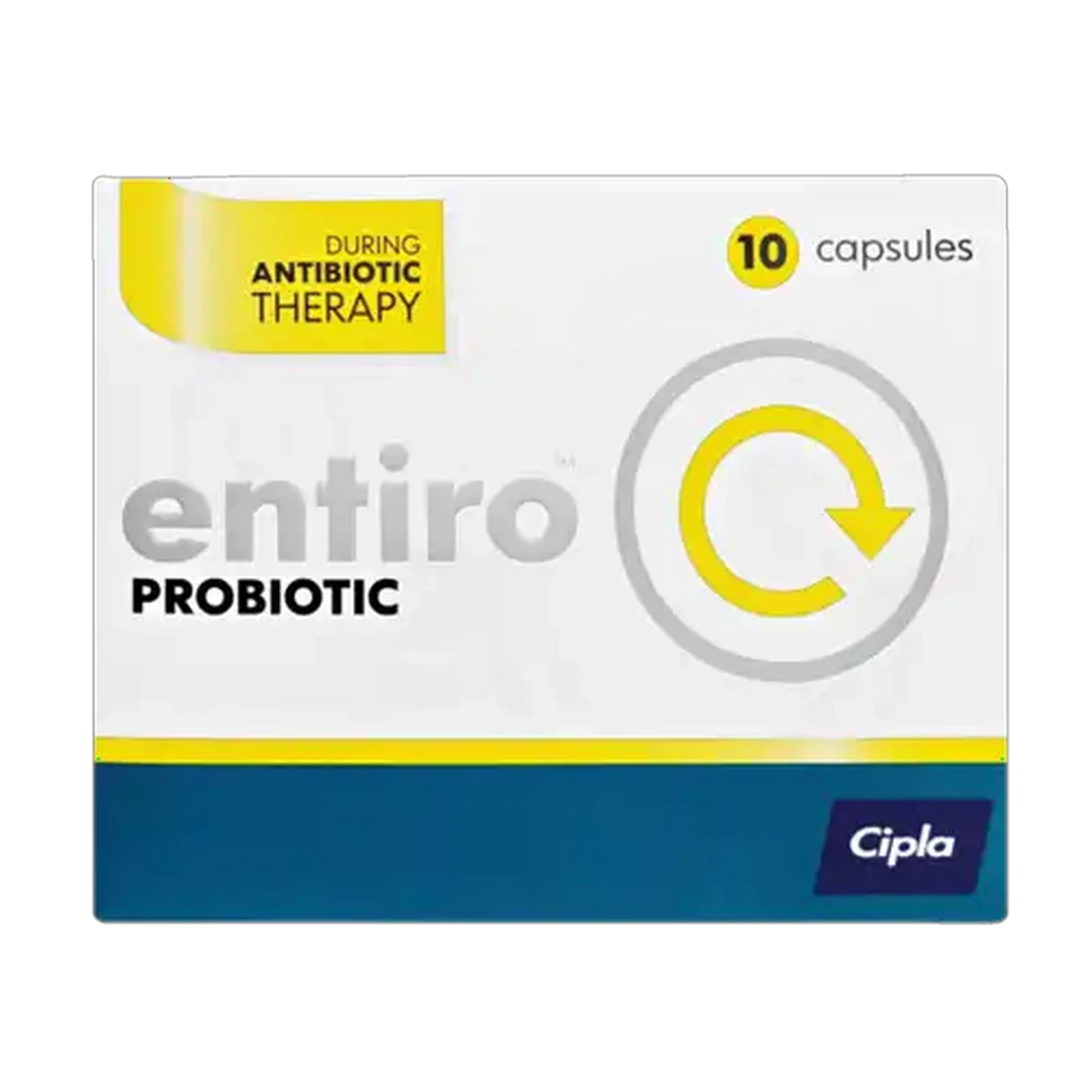 Image of Cipla Entiro Unique Probiotic Tablets 10 Pack
