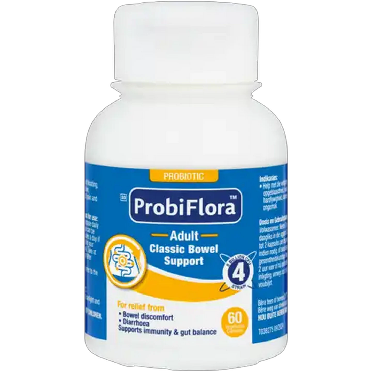 Image of ProbiFlora Adult Classic Bowel Support Capsules 60 Pack