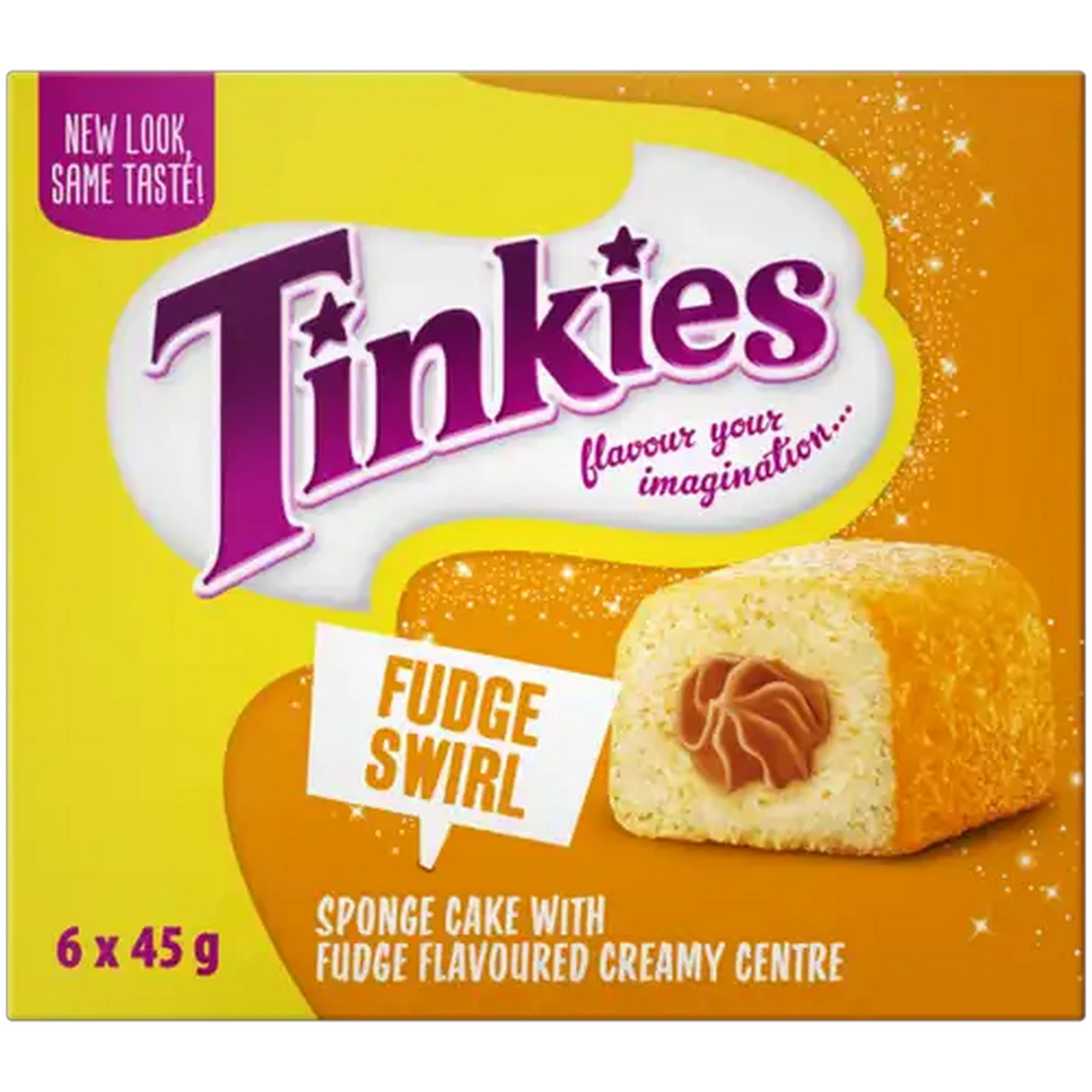 Image of Tinkies Fudge Swirl Flavoured Creamy Sponge Cakes 6 x 45g