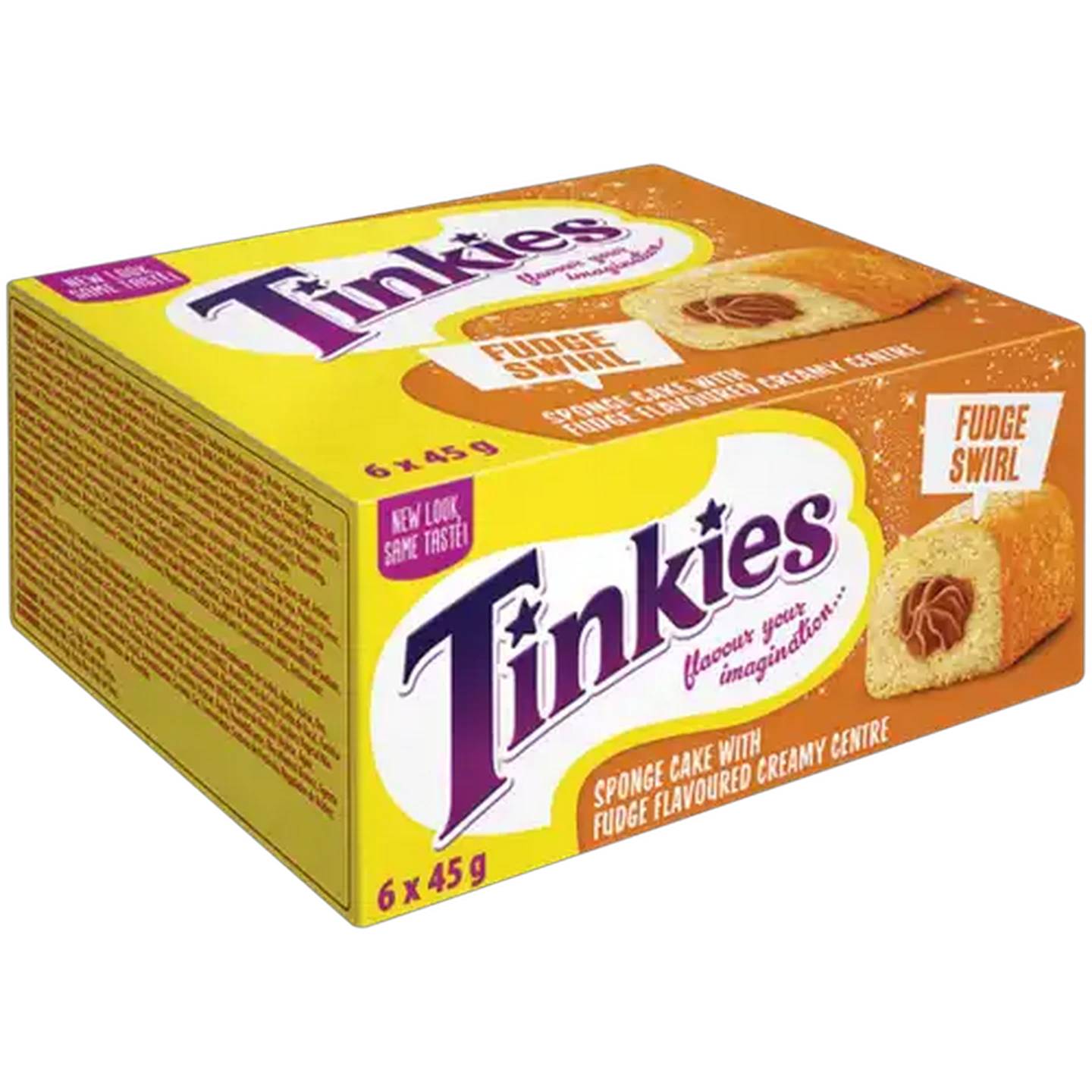 Image of Tinkies Fudge Swirl Flavoured Creamy Sponge Cakes 6 x 45g