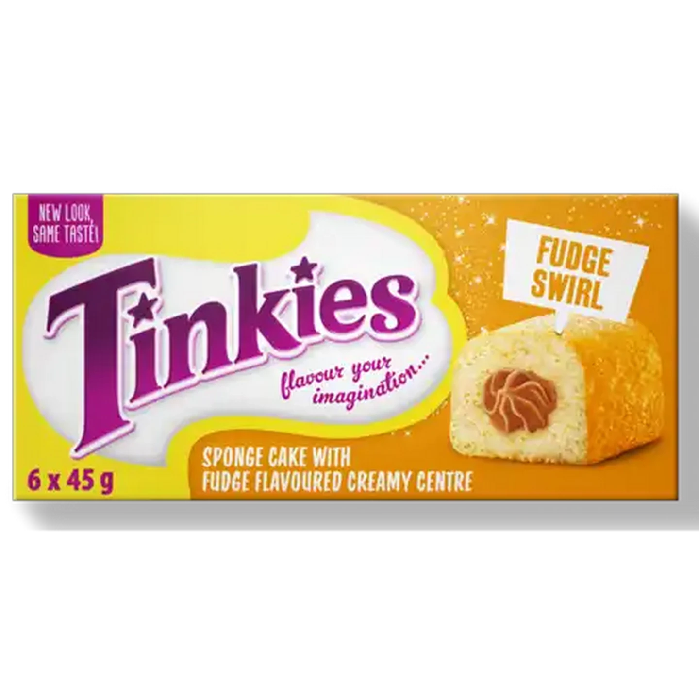 Image of Tinkies Caramel Swirl Flavoured Creamy Sponge Cake 6 Pack