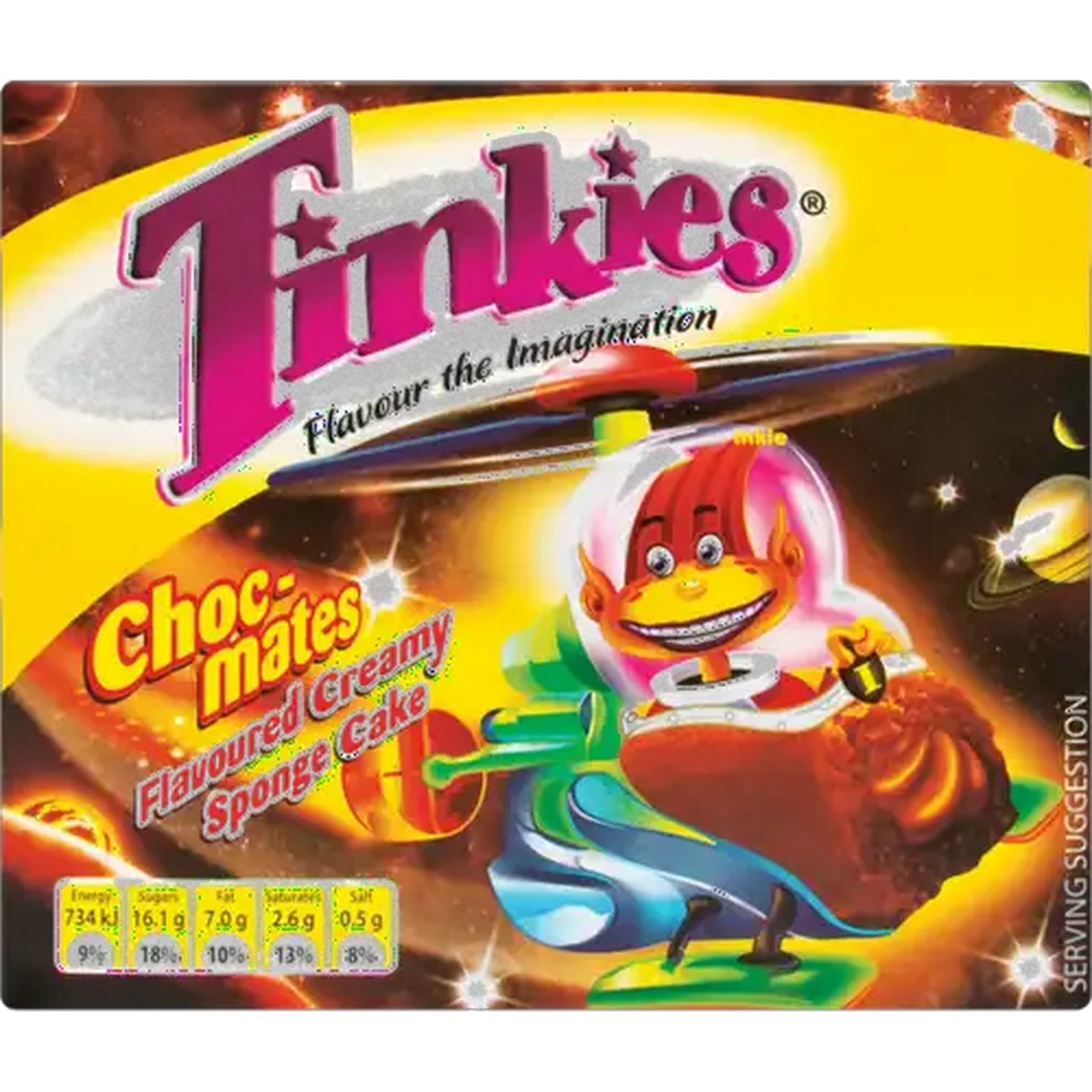 Image of Tinkies Sponge Cake Choc-Mates 6 Pack