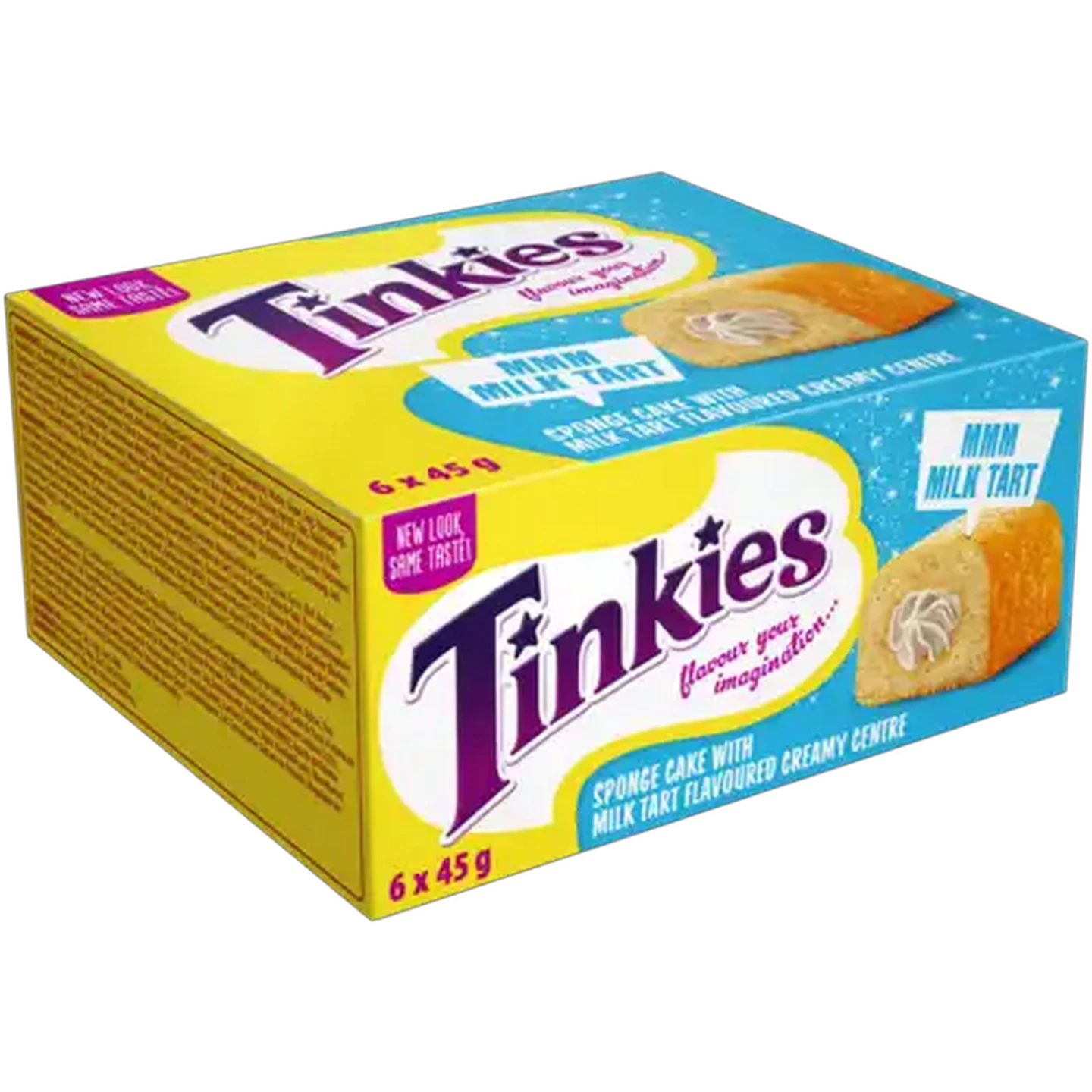 Image of Tinkies Milk Tart Flavoured Sponge Cake 6 x 45g