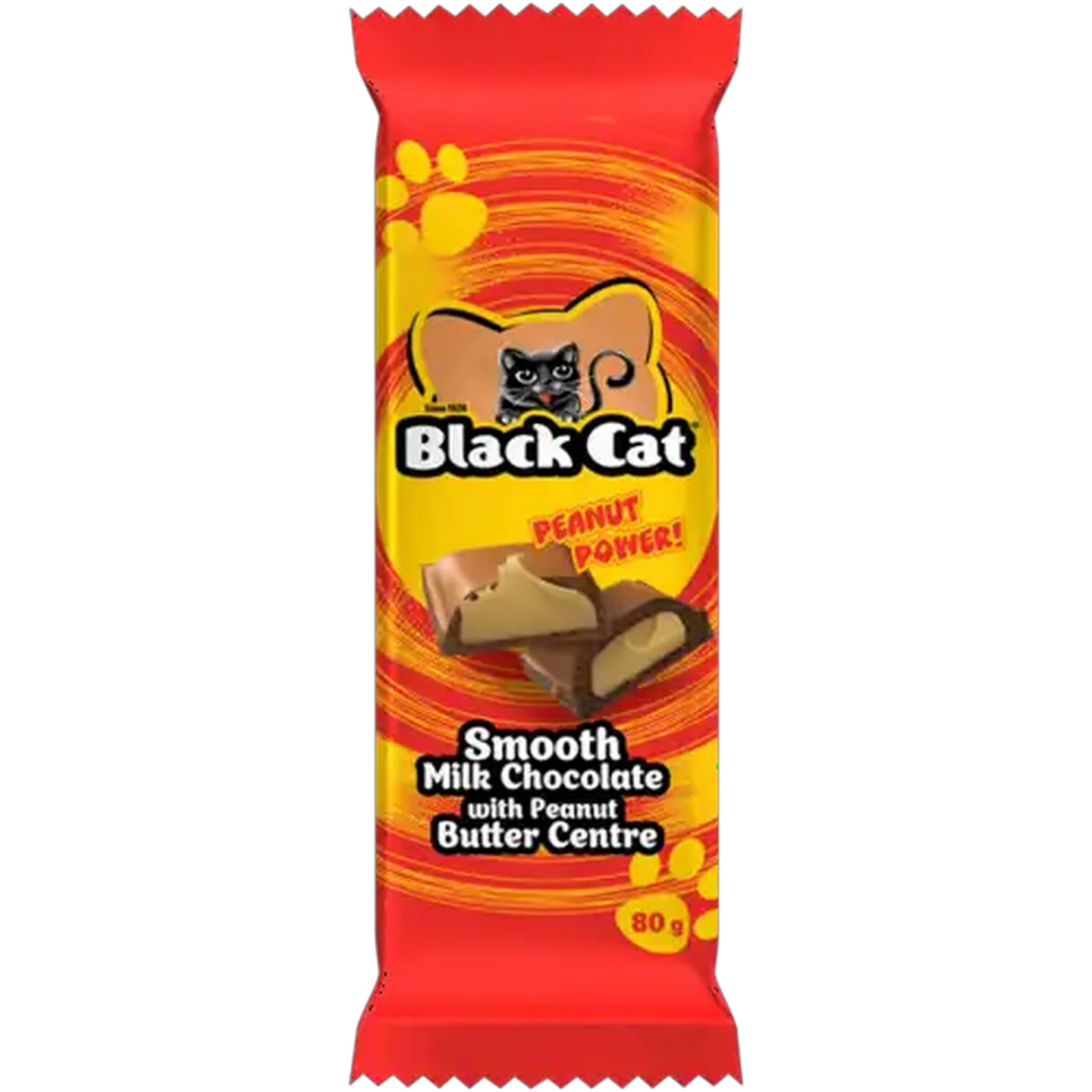 Image of Black Cat Chocolate Slab 80g
