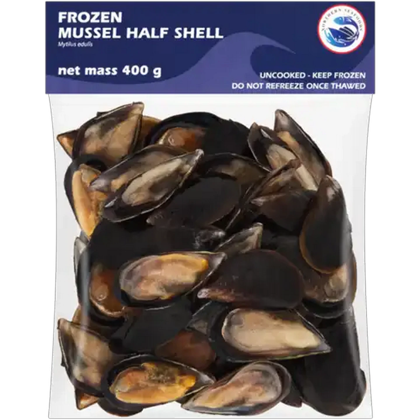 Image of Northern Seafoods Frozen Half Shell Mussels 400g