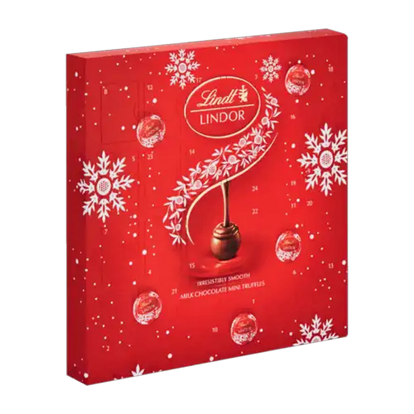 Image of Lindt Lindor Advent Calendar Mini Milk Chocolate Truffles 109g