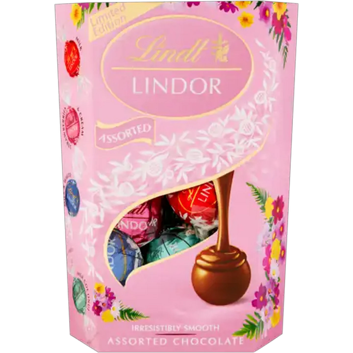 Image of Lindt LINDOR Limited Edition Summer Mix Assorted Chocolate Truffles 200g