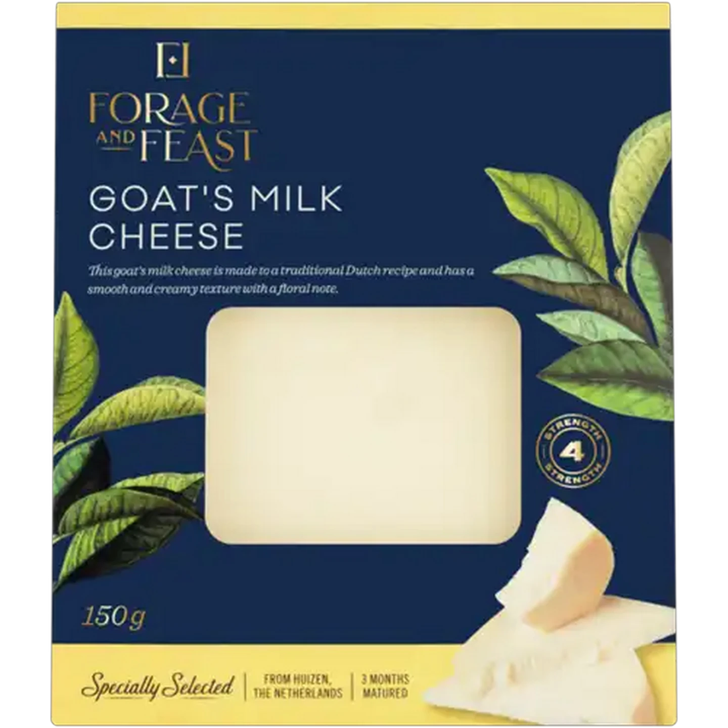 Image of Forage And Feast Goat's Milk Cheese 150g