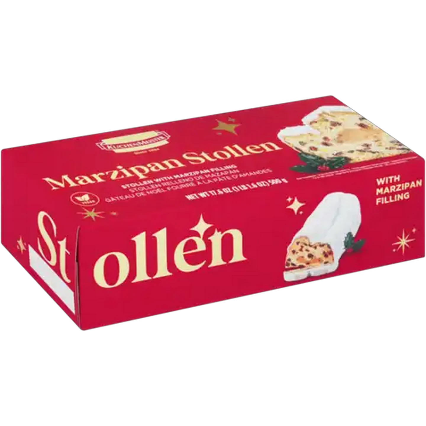 Image of Kuchenmeister Marzipan Stollen 500g