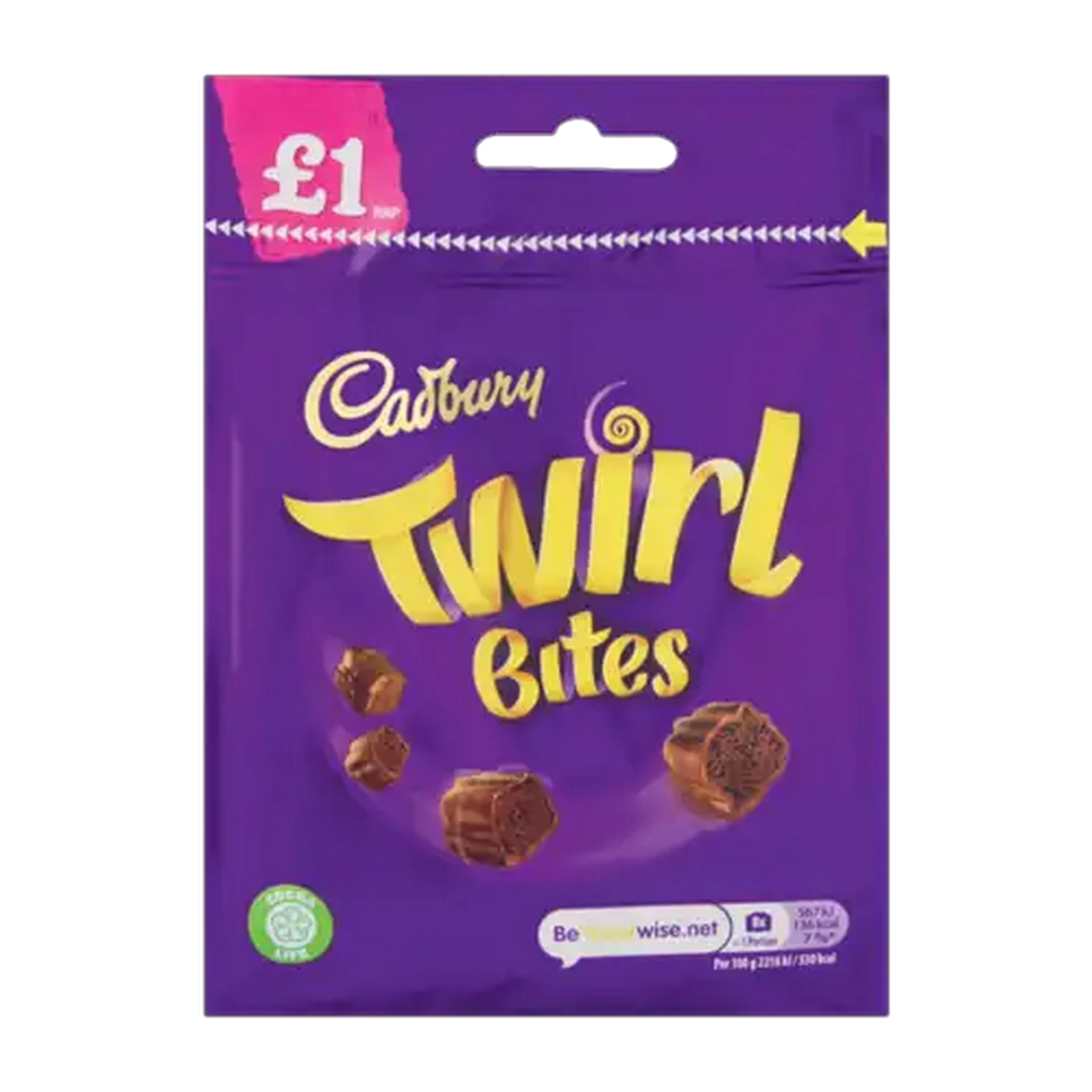 Image of Cadbury Twirl Chocolate Bites 95g