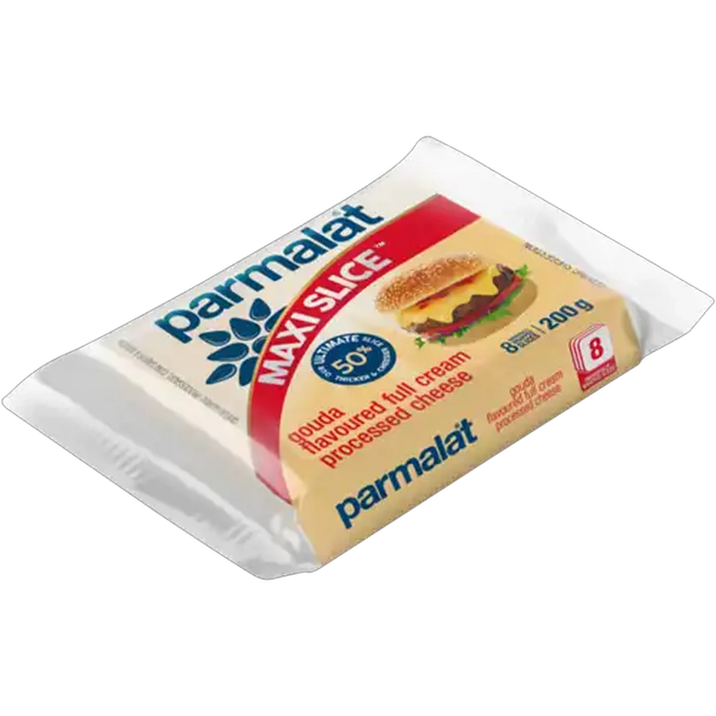 Image of Parmalat Maxi Slice Gouda Flavoured Full Cream Processed Cheese Slices 200g