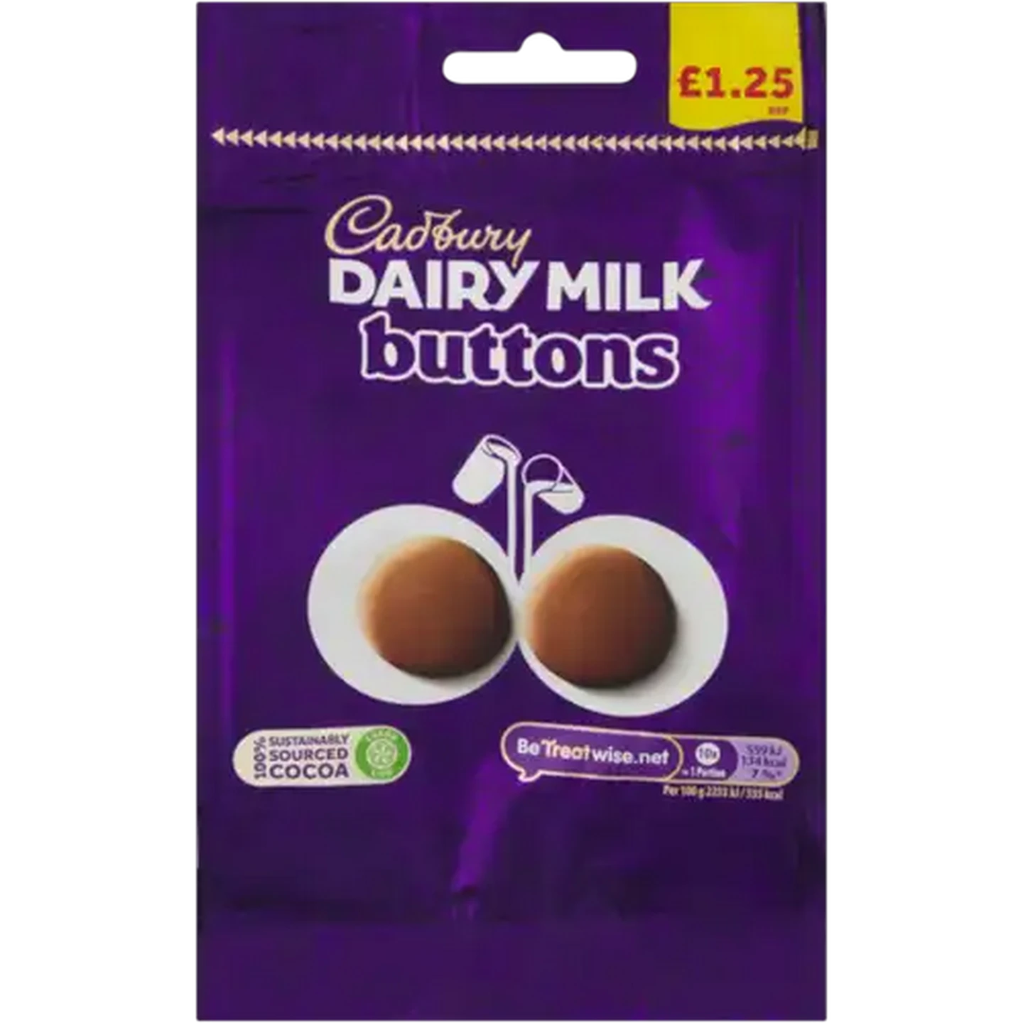 Image of Cadbury Dairy Milk Buttons 95g
