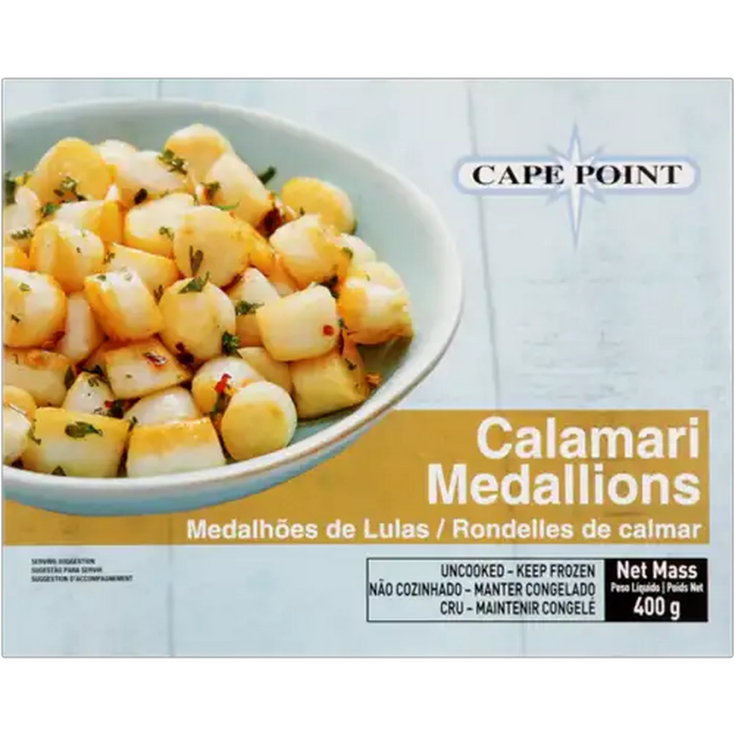 Image of Cape Point Frozen Calamari Medallions 400g