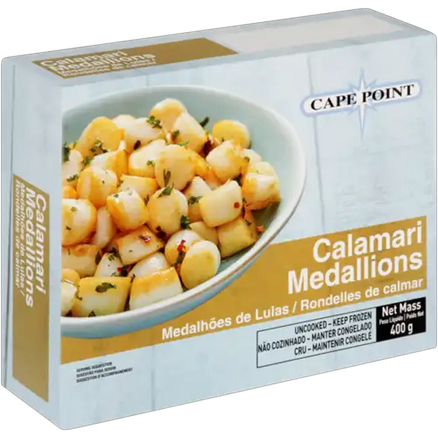 Image of Cape Point Frozen Calamari Medallions 400g
