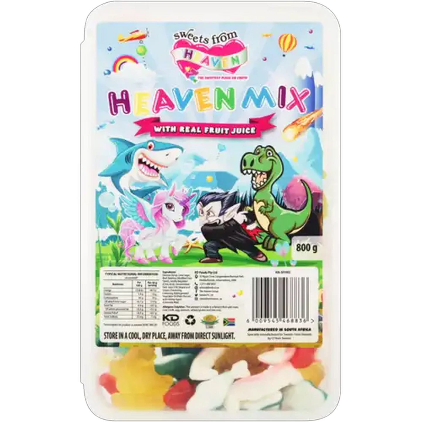 Image of Sweets From Heaven Heaven Mix Tub 800g