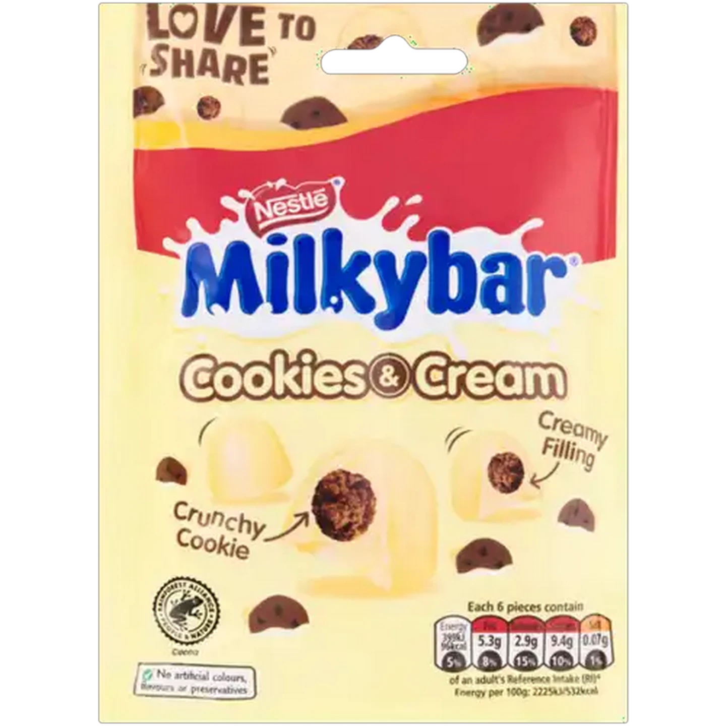 Image of Milky Bar Cookies & Cream 90g