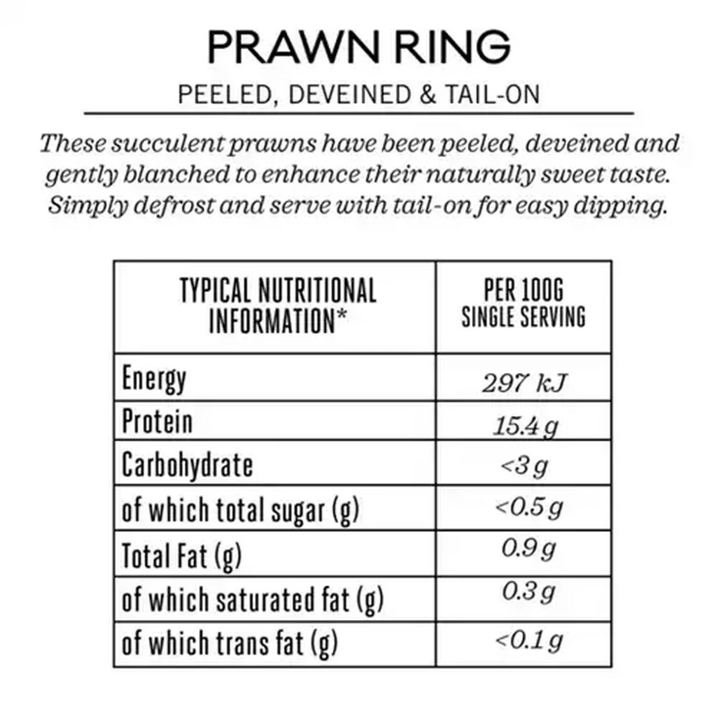 Image of Forage And Feast Frozen Prawn Ring 243g