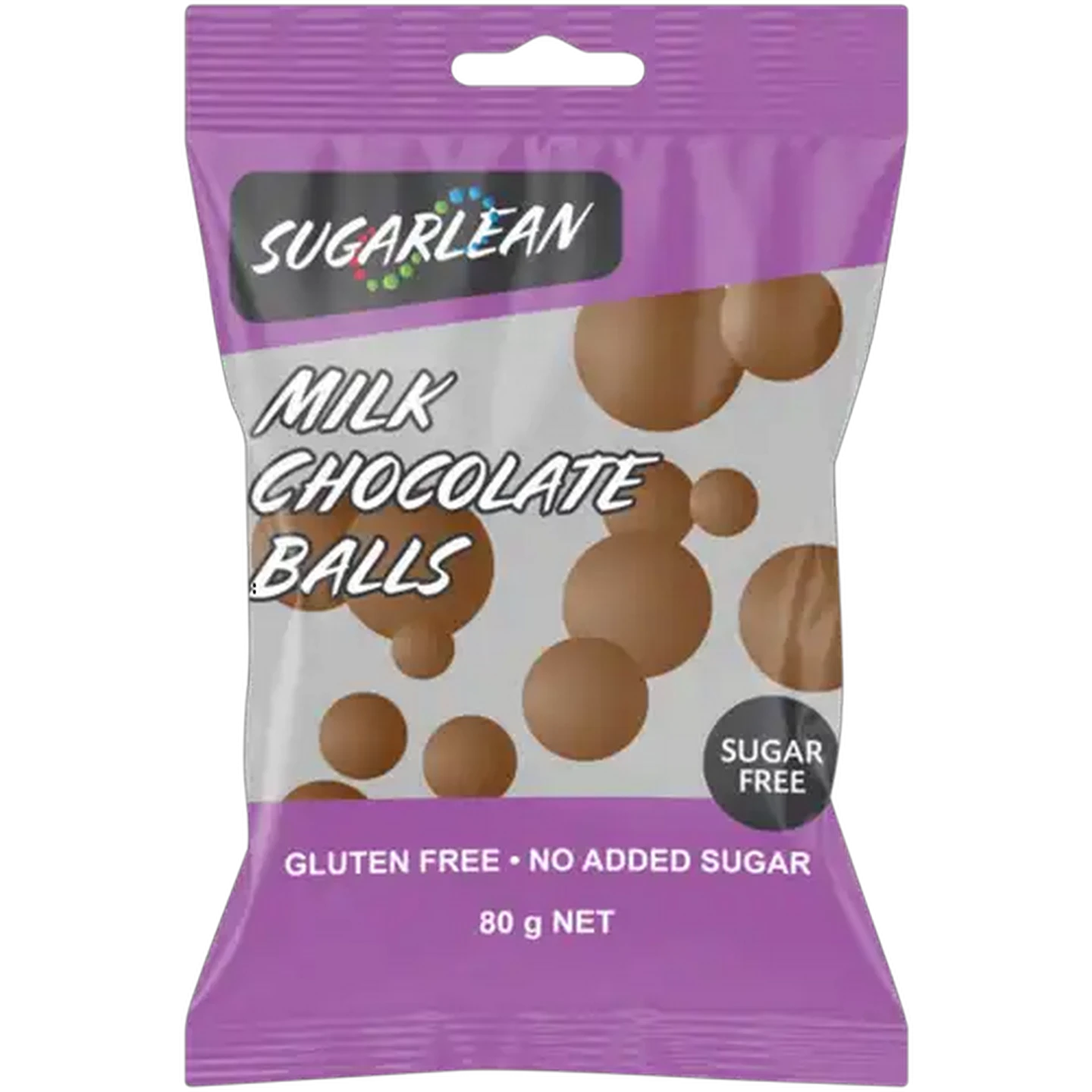 Image of Sugarlean Milk Chocolate Balls 80g