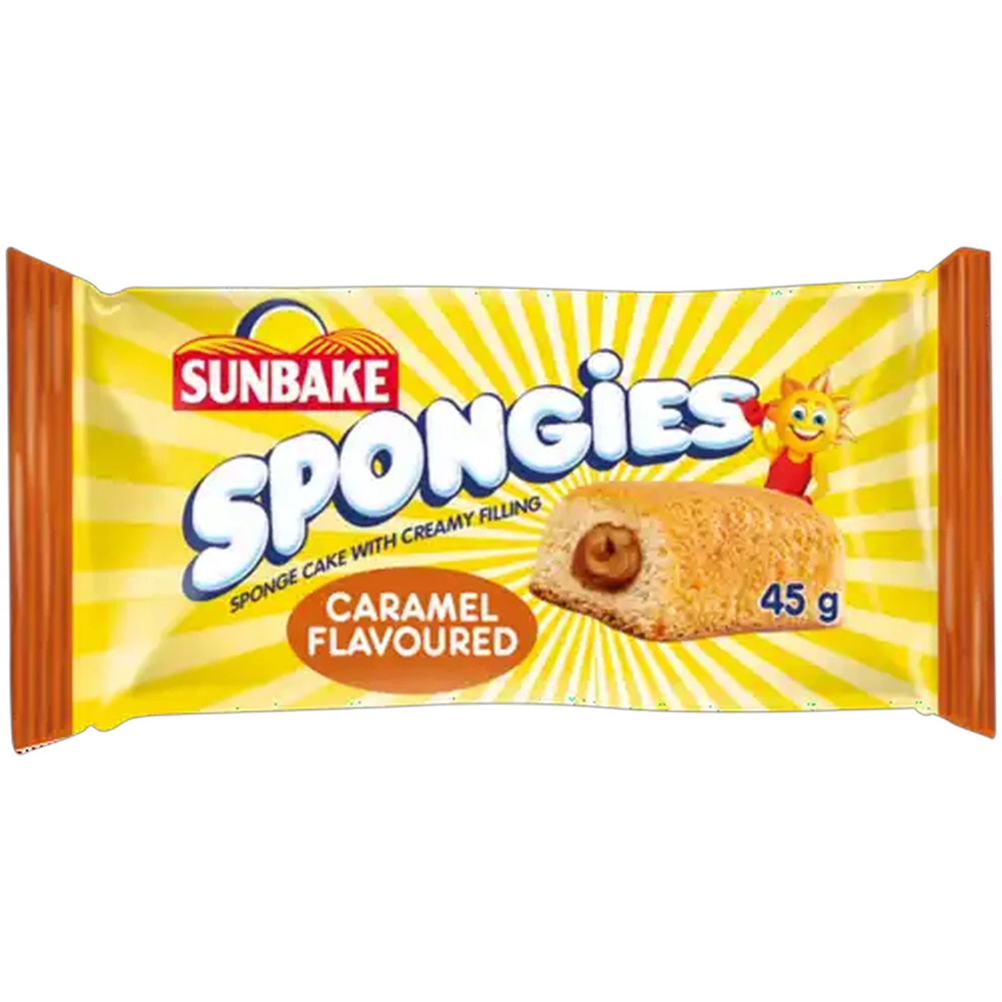 Image of Sunbake Spongies Caramel Flavoured Mini Sponge Cake 45g