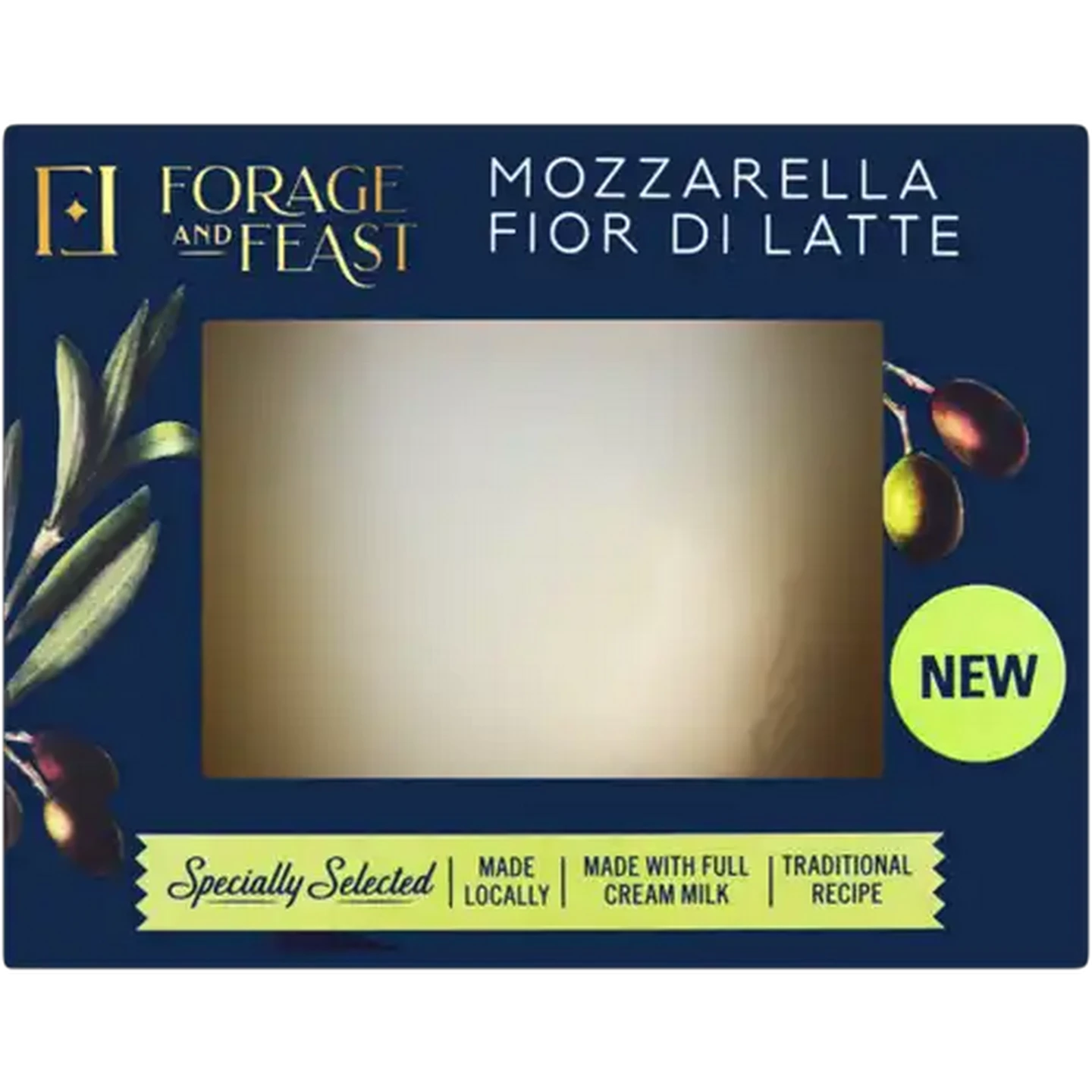 Image of Forage And Feast Mozzarella Fior Di Latte Tub 118g