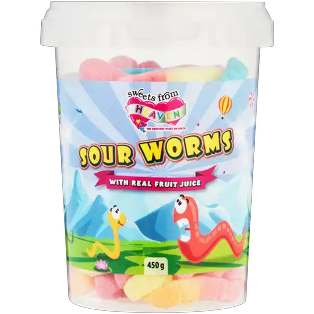 Checkers Sixty60 | Sweets From Heaven Sour Worms Tub 450g