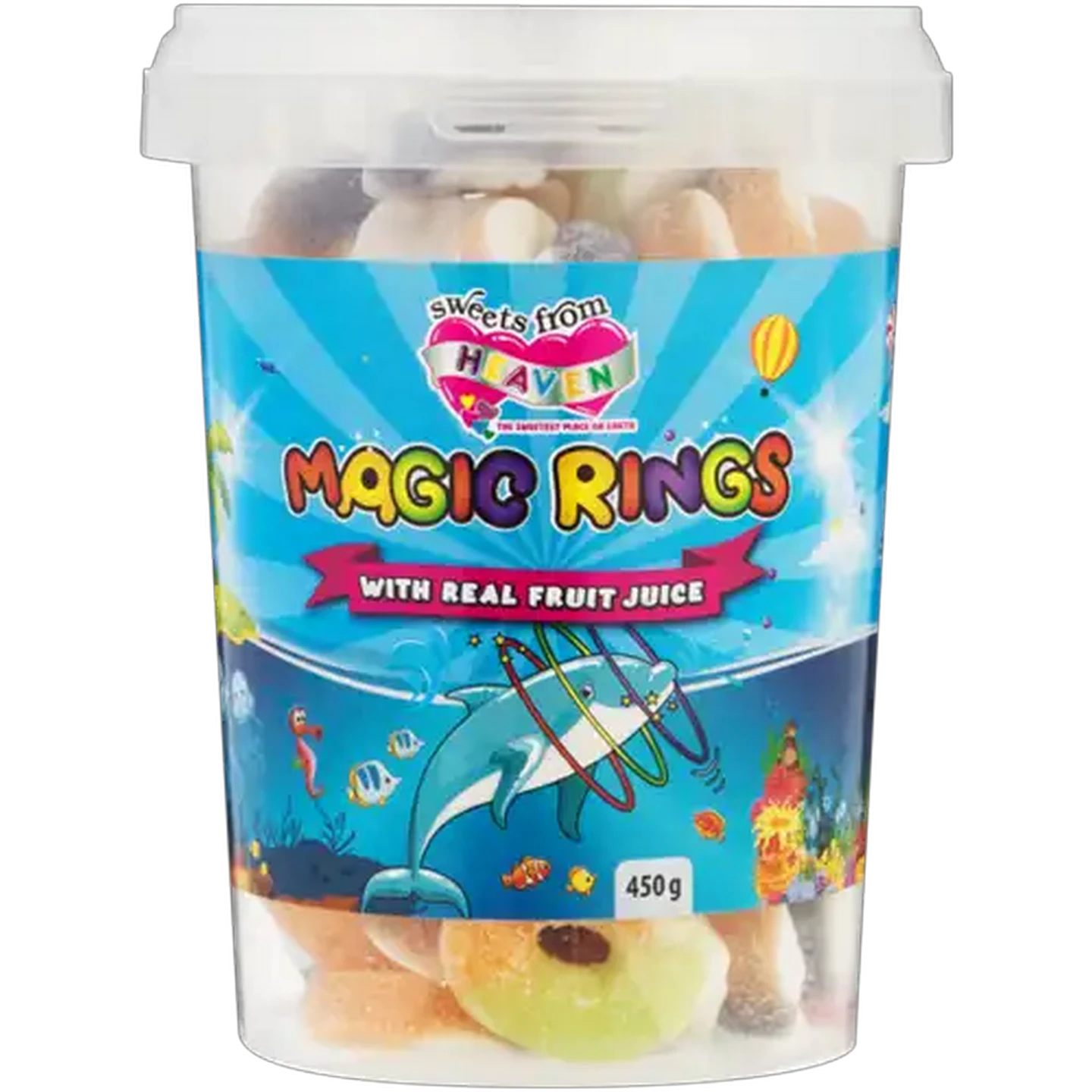 Image of Sweets From Heaven Magic Rings Tub 450g
