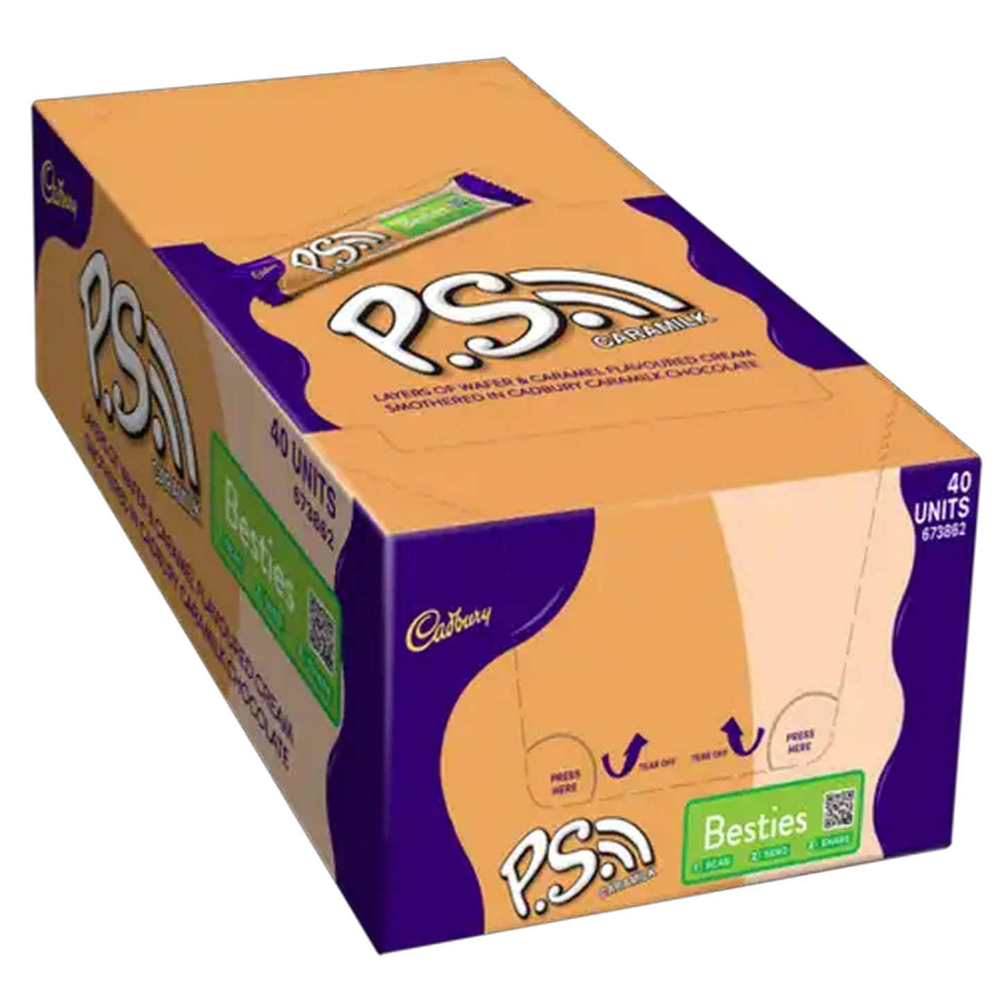 Image of Cadbury P.S. Caramilk Chocolate Bars 40s