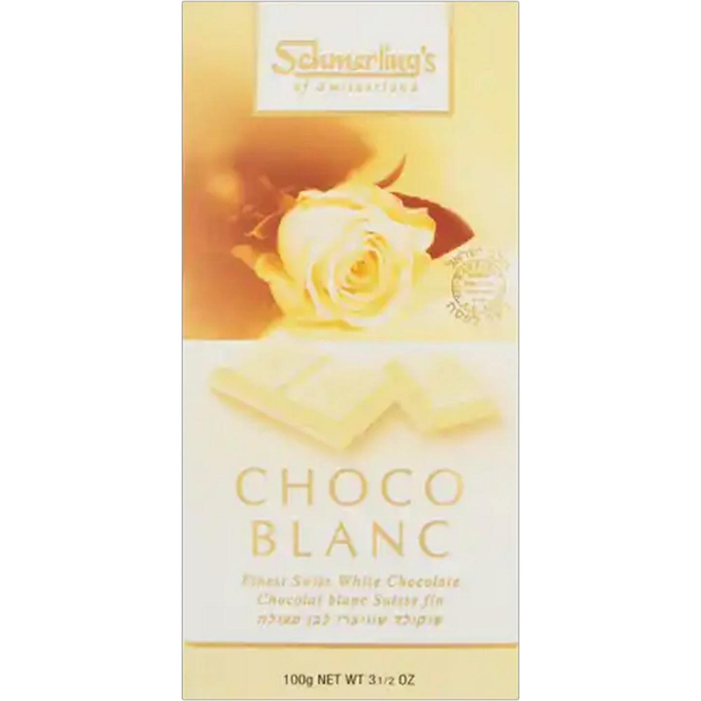 Image of Schmerling's Choco Blanc Finest Swiss White Chocolate 100g