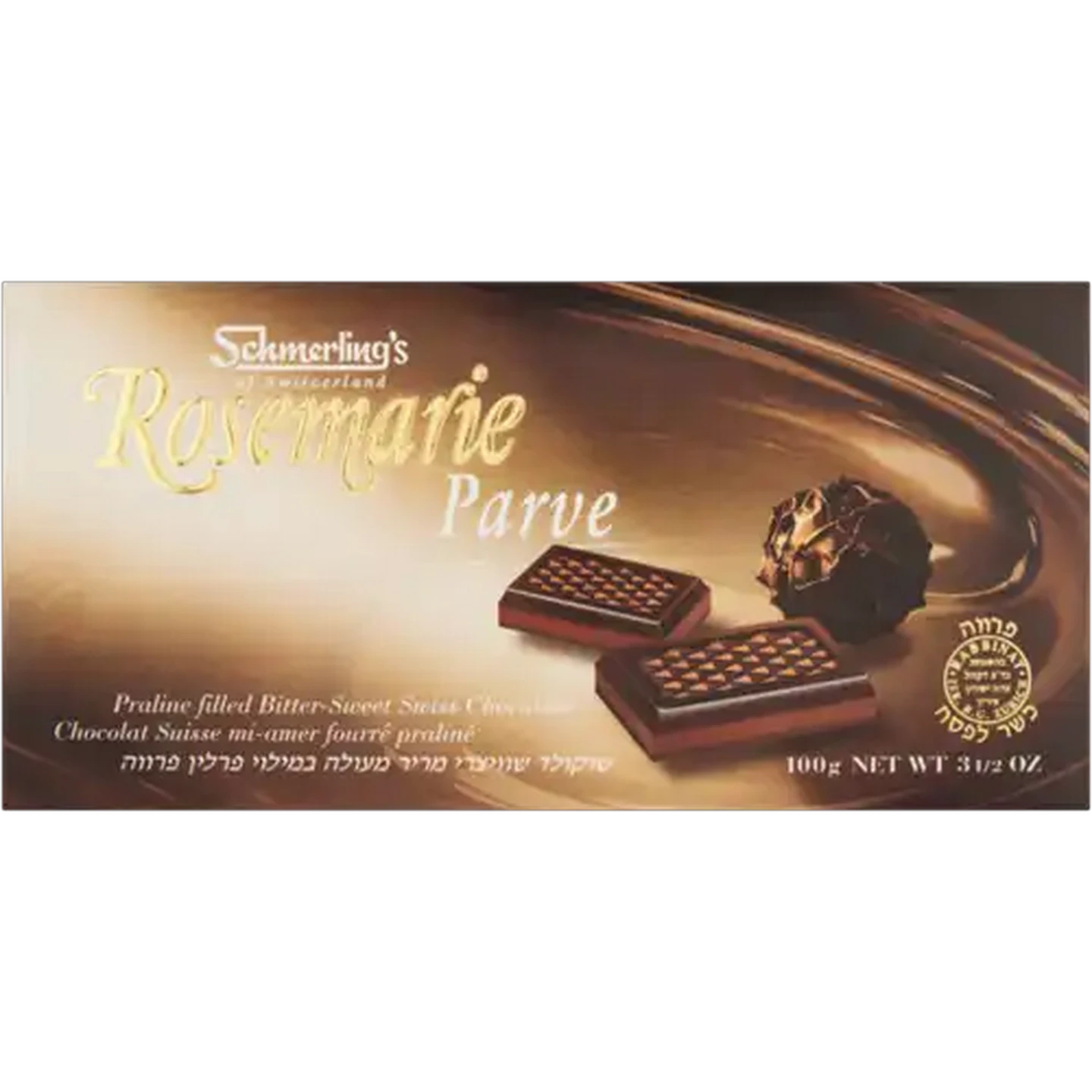 Image of Schmerling's Rosemarie Parve Chocolate 100g