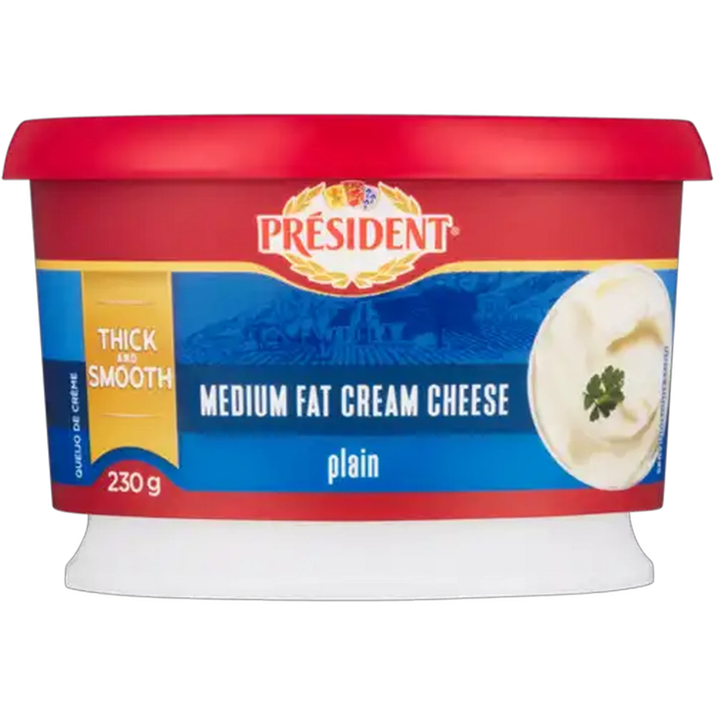 Image of Président Plain Medium Fat Cream Cheese 230g